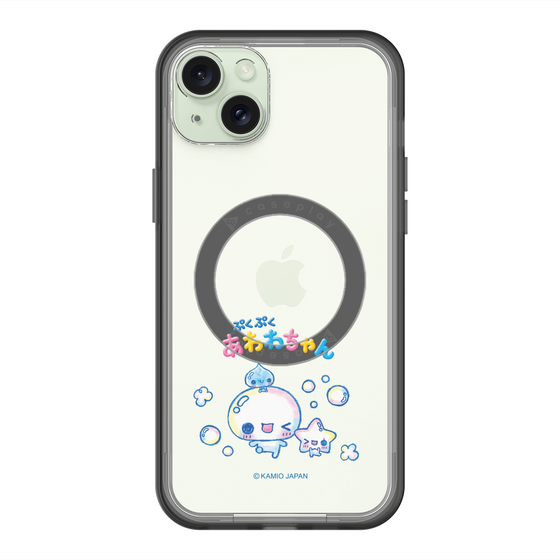スリムプロテクションプレミアムケース with MagSafe［ ぷくぷくあわわちゃん - 仲良し ］