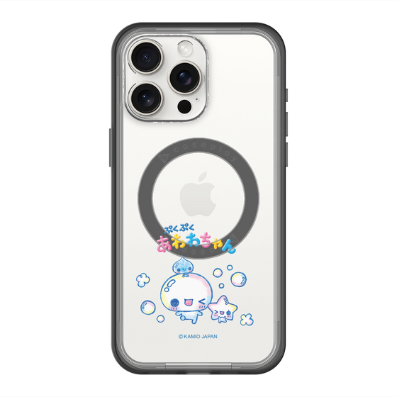 スリムプロテクションプレミアムケース with MagSafe［ ぷくぷくあわわちゃん - 仲良し ］