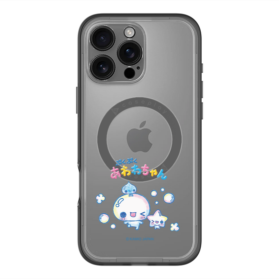 スリムプロテクションプレミアムケース with MagSafe［ ぷくぷくあわわちゃん - 仲良し ］
