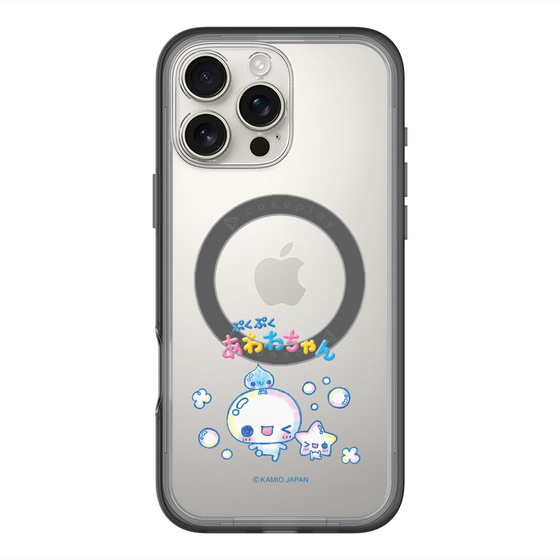 スリムプロテクションプレミアムケース with MagSafe［ ぷくぷくあわわちゃん - 仲良し ］