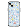 スリムプロテクションプレミアムケース with MagSafe［ ぷくぷくあわわちゃん - 総柄 ］