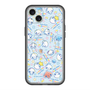 スリムプロテクションプレミアムケース with MagSafe［ ぷくぷくあわわちゃん - 総柄 ］