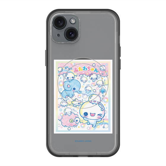 スリムプロテクションプレミアムケース with MagSafe［ ぷくぷくあわわちゃん - お友達 ］