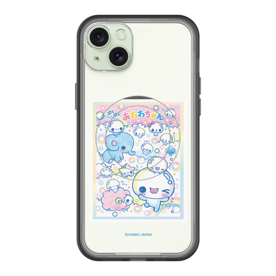 スリムプロテクションプレミアムケース with MagSafe［ ぷくぷくあわわちゃん - お友達 ］