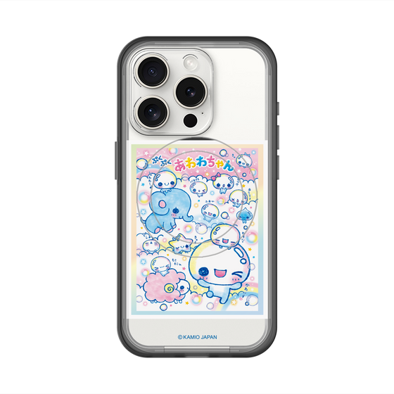 スリムプロテクションプレミアムケース with MagSafe［ ぷくぷくあわわちゃん - お友達 ］