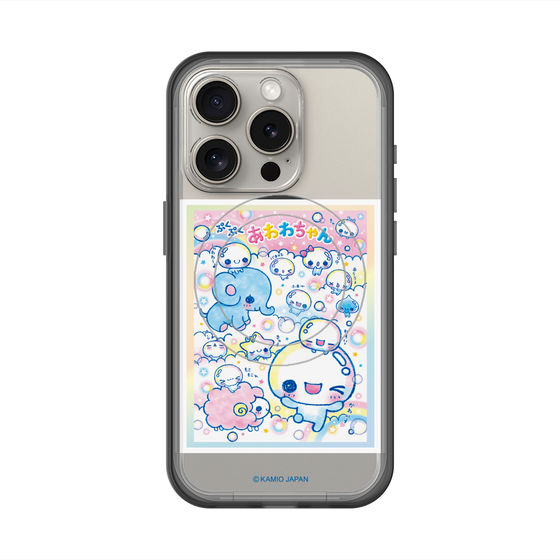 スリムプロテクションプレミアムケース with MagSafe［ ぷくぷくあわわちゃん - お友達 ］