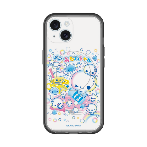 スリムプロテクションプレミアムケース with MagSafe［ ぷくぷくあわわちゃん - あわあわ ］