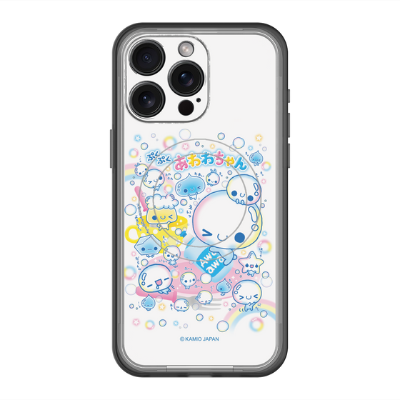 スリムプロテクションプレミアムケース with MagSafe［ ぷくぷくあわわちゃん - あわあわ ］
