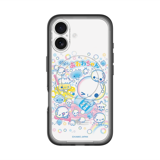 スリムプロテクションプレミアムケース with MagSafe［ ぷくぷくあわわちゃん - あわあわ ］