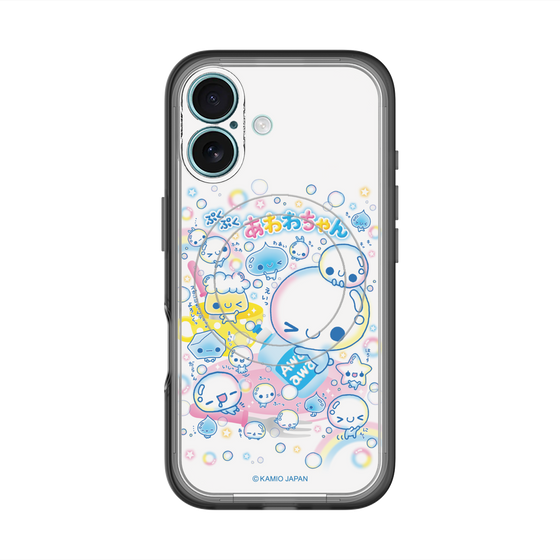 スリムプロテクションプレミアムケース with MagSafe［ ぷくぷくあわわちゃん - あわあわ ］