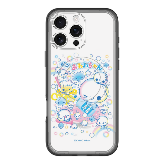 スリムプロテクションプレミアムケース with MagSafe［ ぷくぷくあわわちゃん - あわあわ ］