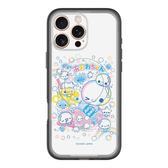 スリムプロテクションプレミアムケース with MagSafe［ ぷくぷくあわわちゃん - あわあわ ］