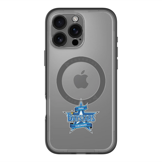 スリムプロテクションプレミアムケース with MagSafe［ 横浜DeNAベイスターズ - プライマリーマーク - クリア ］