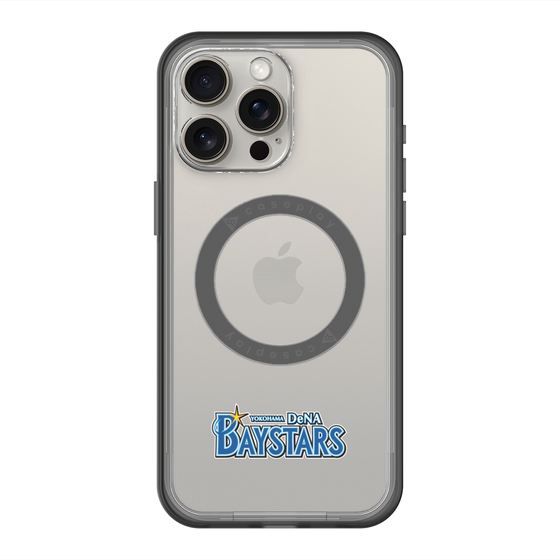 スリムプロテクションプレミアムケース with MagSafe［ 横浜DeNAベイスターズ - チームロゴ - クリア ］