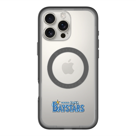 スリムプロテクションプレミアムケース with MagSafe［ 横浜DeNAベイスターズ - チームロゴ - クリア ］