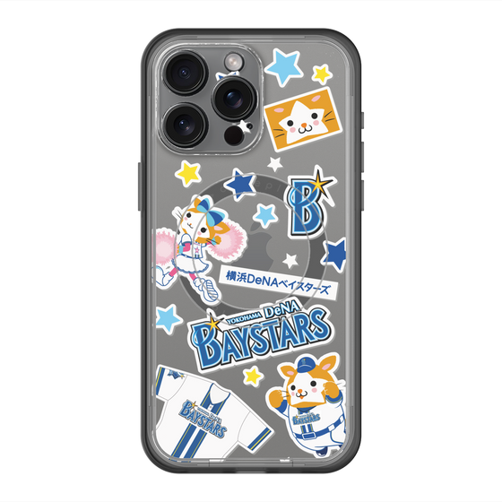 スリムプロテクションプレミアムケース with MagSafe［ 横浜DeNAベイスターズ - ステッカー ］