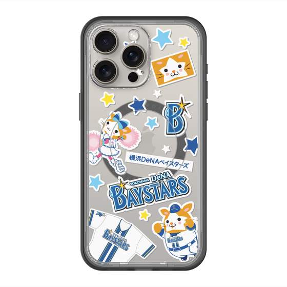 スリムプロテクションプレミアムケース with MagSafe［ 横浜DeNAベイスターズ - ステッカー ］