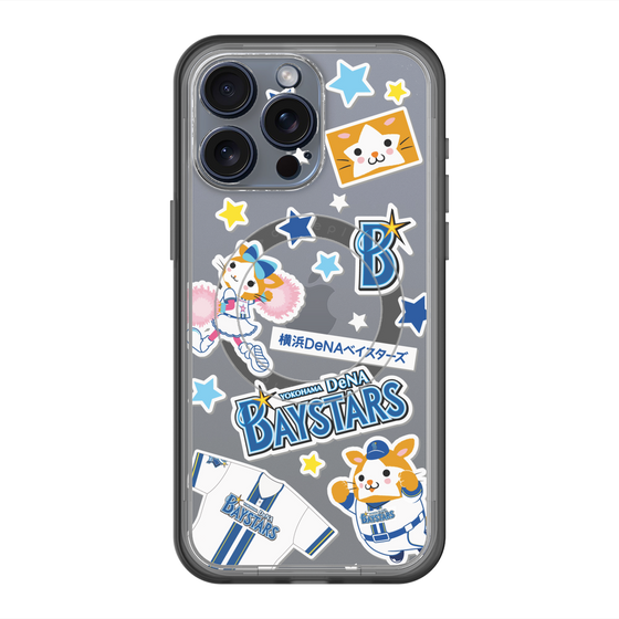 スリムプロテクションプレミアムケース with MagSafe［ 横浜DeNAベイスターズ - ステッカー ］