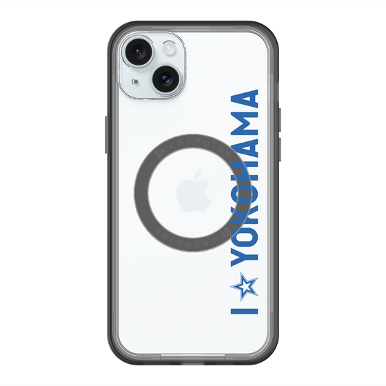 スリムプロテクションプレミアムケース with MagSafe［ 横浜DeNAベイスターズ - I ☆ YOKOHAMA - 縦 ］