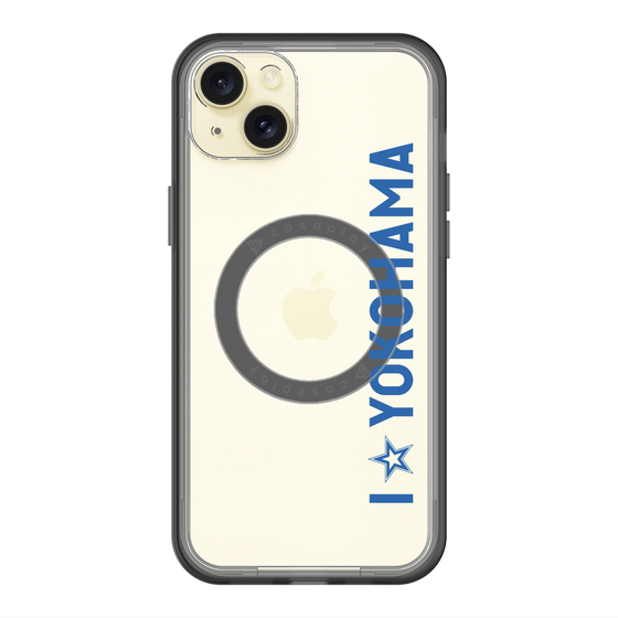 スリムプロテクションプレミアムケース with MagSafe［ 横浜DeNAベイスターズ - I ☆ YOKOHAMA - 縦 ］