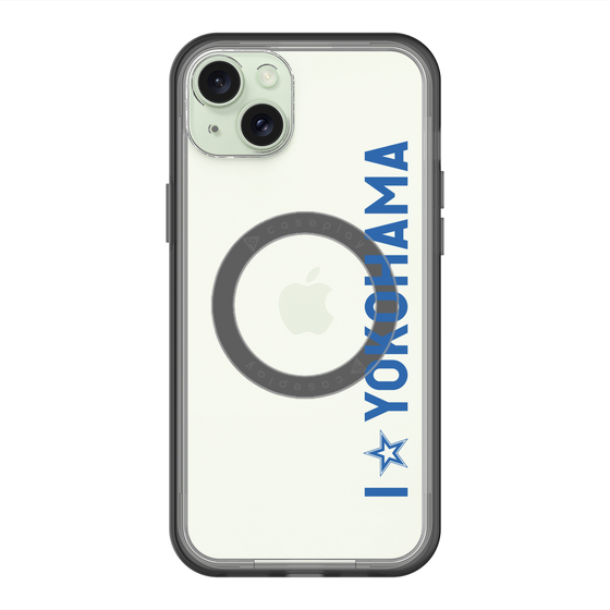 スリムプロテクションプレミアムケース with MagSafe［ 横浜DeNAベイスターズ - I ☆ YOKOHAMA - 縦 ］