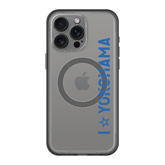 スリムプロテクションプレミアムケース with MagSafe［ 横浜DeNAベイスターズ - I ☆ YOKOHAMA - 縦 ］