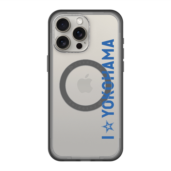 スリムプロテクションプレミアムケース with MagSafe［ 横浜DeNAベイスターズ - I ☆ YOKOHAMA - 縦 ］