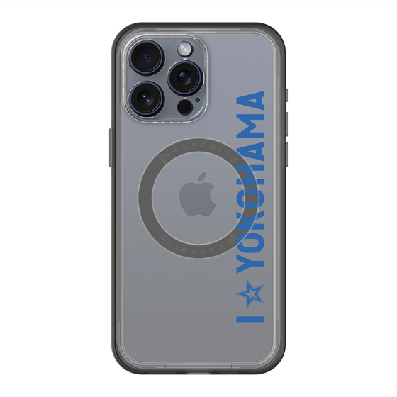 スリムプロテクションプレミアムケース with MagSafe［ 横浜DeNAベイスターズ - I ☆ YOKOHAMA - 縦 ］
