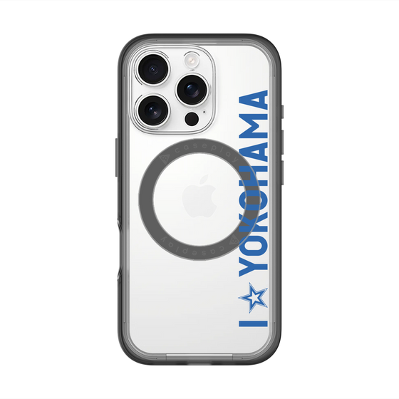 スリムプロテクションプレミアムケース with MagSafe［ 横浜DeNAベイスターズ - I ☆ YOKOHAMA - 縦 ］