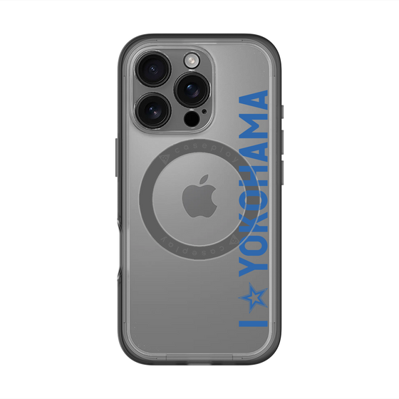 スリムプロテクションプレミアムケース with MagSafe［ 横浜DeNAベイスターズ - I ☆ YOKOHAMA - 縦 ］