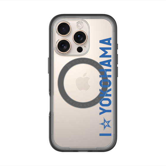 スリムプロテクションプレミアムケース with MagSafe［ 横浜DeNAベイスターズ - I ☆ YOKOHAMA - 縦 ］