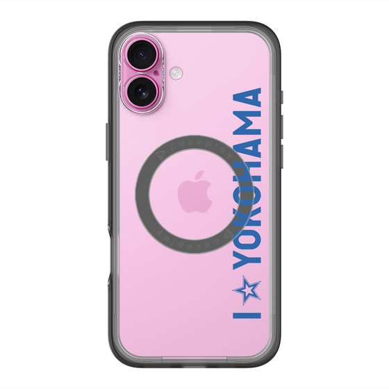 スリムプロテクションプレミアムケース with MagSafe［ 横浜DeNAベイスターズ - I ☆ YOKOHAMA - 縦 ］