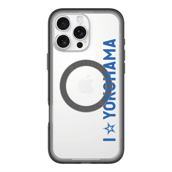 スリムプロテクションプレミアムケース with MagSafe［ 横浜DeNAベイスターズ - I ☆ YOKOHAMA - 縦 ］