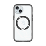 スリムプロテクションプレミアムケース with MagSafe［ LATENCY - Circle logo - Clear ］