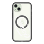 スリムプロテクションプレミアムケース with MagSafe［ LATENCY - Circle logo - Clear ］