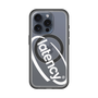 スリムプロテクションプレミアムケース with MagSafe［ LATENCY - Circle logo - Clear ］