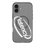 スリムプロテクションプレミアムケース with MagSafe［ LATENCY - Circle logo - Clear ］