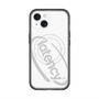 スリムプロテクションプレミアムケース with MagSafe［ LATENCY - Circle logo - White ］
