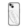 スリムプロテクションプレミアムケース with MagSafe［ LATENCY - Circle logo - White ］