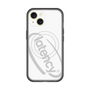 スリムプロテクションプレミアムケース with MagSafe［ LATENCY - Circle logo - White ］