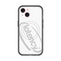 スリムプロテクションプレミアムケース with MagSafe［ LATENCY - Circle logo - White ］
