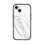 スリムプロテクションプレミアムケース with MagSafe［ LATENCY - Circle logo - White ］