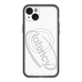 スリムプロテクションプレミアムケース with MagSafe［ LATENCY - Circle logo - White ］
