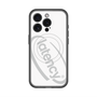スリムプロテクションプレミアムケース with MagSafe［ LATENCY - Circle logo - White ］