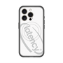 スリムプロテクションプレミアムケース with MagSafe［ LATENCY - Circle logo - White ］