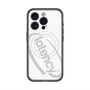 スリムプロテクションプレミアムケース with MagSafe［ LATENCY - Circle logo - White ］