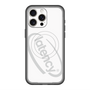 スリムプロテクションプレミアムケース with MagSafe［ LATENCY - Circle logo - White ］
