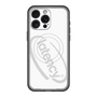 スリムプロテクションプレミアムケース with MagSafe［ LATENCY - Circle logo - White ］