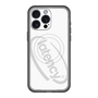 スリムプロテクションプレミアムケース with MagSafe［ LATENCY - Circle logo - White ］