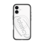 スリムプロテクションプレミアムケース with MagSafe［ LATENCY - Circle logo - White ］